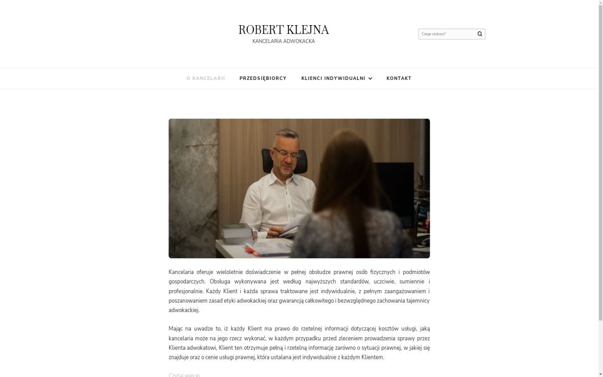 https://www.adwokatrobertklejna.pl