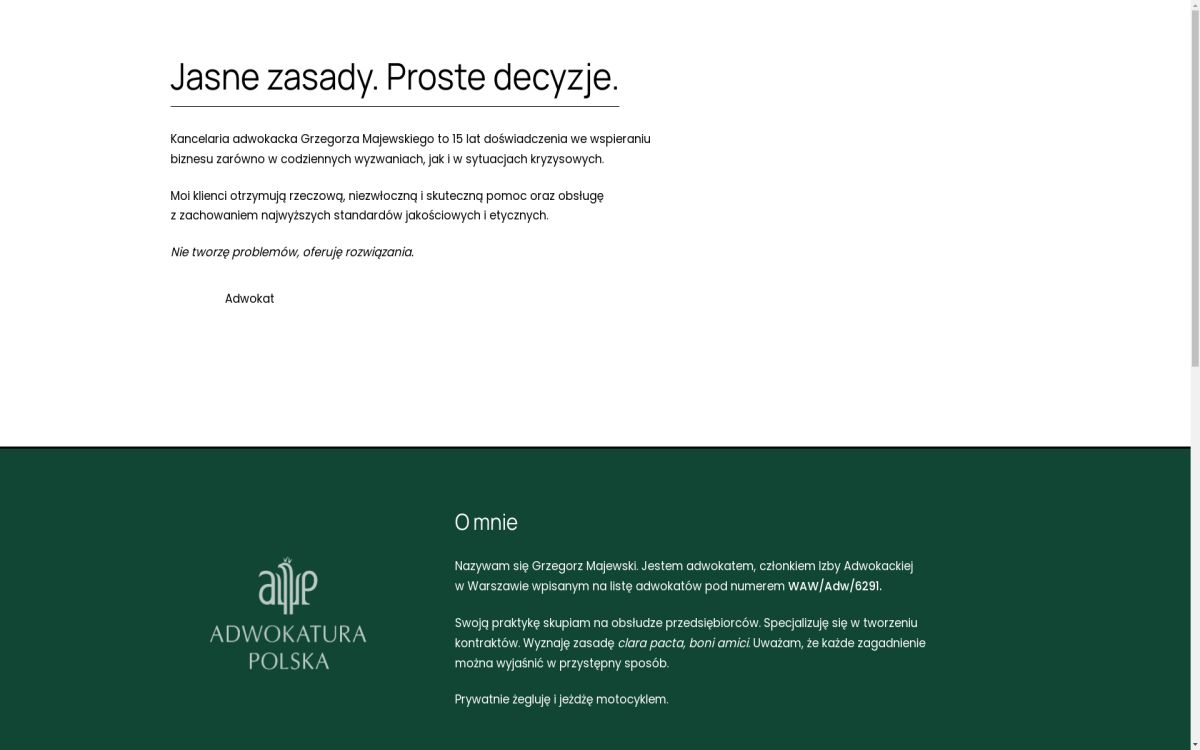 https://www.adwokatmajewski.pl